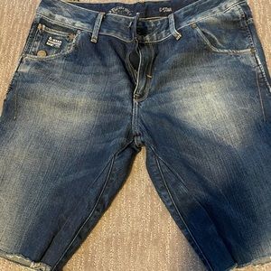 G-star denim shorts